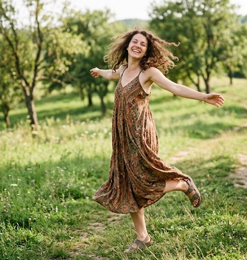 Skupinska joga v parku ob jutranjih urah